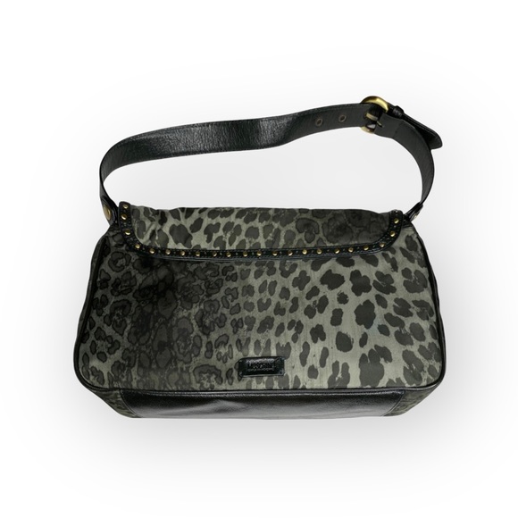new Moschino Cheap + Chic ☻︎ Microfiber Messenger Bag ☻︎ Army Camo Leopard Print - Picture 16 of 17